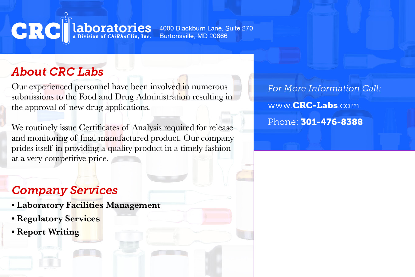 2018 02 Chiro BOTARC : CRC Labs Postcard