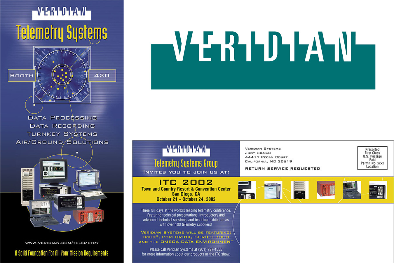 Veridian Postcard : Paris Design provided trade show and collateral services to Veridian more than 10 years