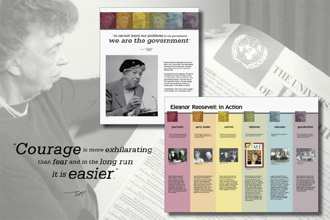 ELRO 3 : Eleanor championed the United Nations' Universal Declaration of Human Rights 