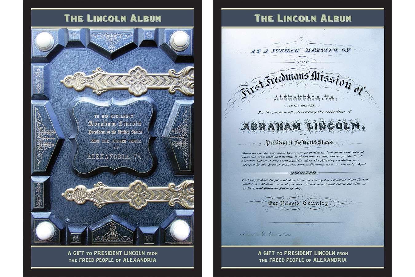 1 Linc Alb : Cover and Title Page of the Lincoln Album