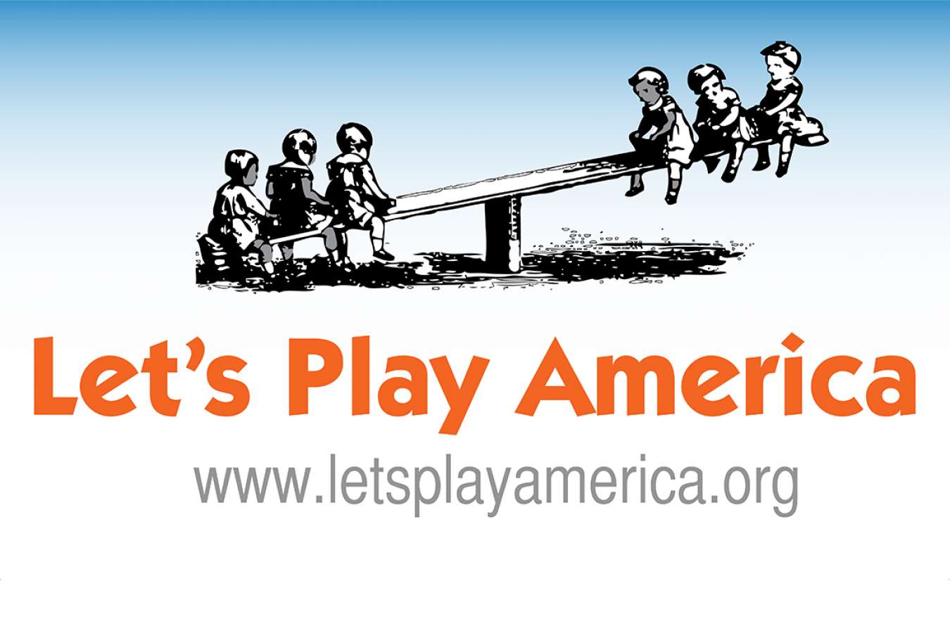 logo 20 : Let's Play America promotes play for people of all ages