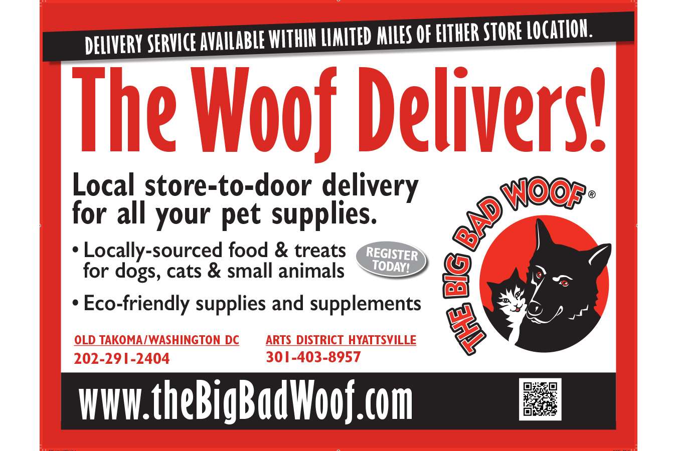 BBWoof : Magnets for Big Bad Woof Delivery Fleet