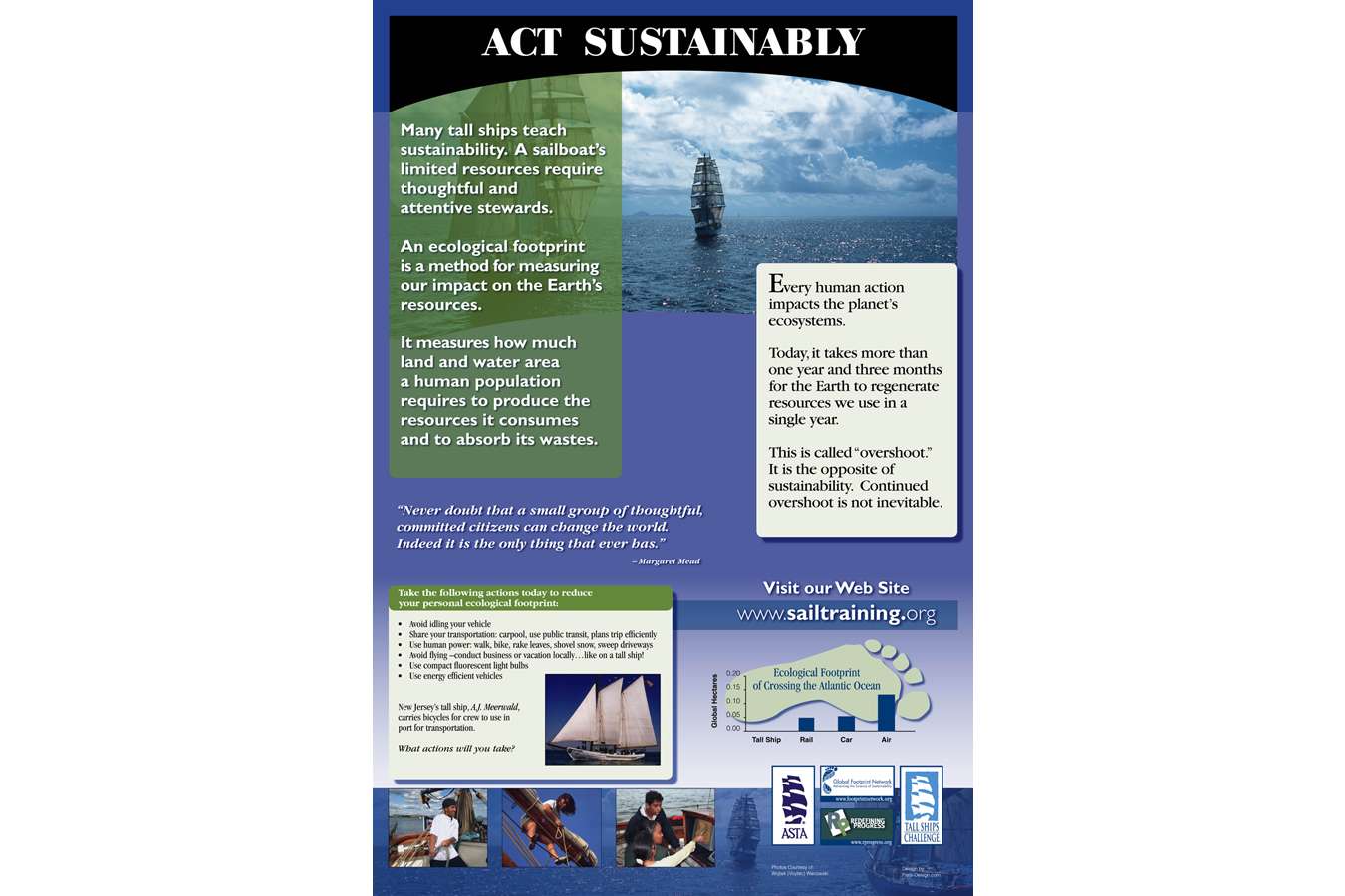 ASTA PF Sustain act : At sea education includes teaching sustainability 